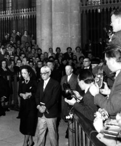 Foujita, baptême à Reims, 1959